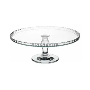 Pasabahce Patisserie Footed Plate Decor 13" 95117