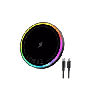 Oraimo PowerDock Magnetic Wireless Charging Pad, 15W, Black OWH-1151