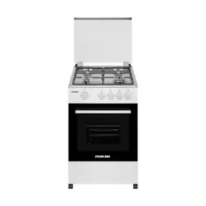 Nikai Oven Cooking Range 4 Grill Option Burner Single Glass Ovens Door 50x50cm U2110N5 Glass Lid Pan Support Gas Pool Burners 5 Knobs With Full Safety
