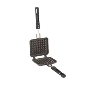 Orange Cookware Orange Jumbo Waffle Maker, Non-Stick + Granite Coating ONSC083