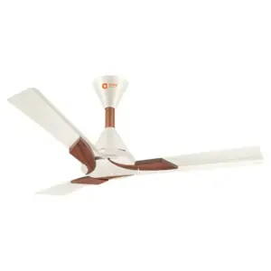 Orient Electric Orient Ceiling Fan 56"/1400mm 35W with 3 Blades, Designer Pearl White Walnut Wendy