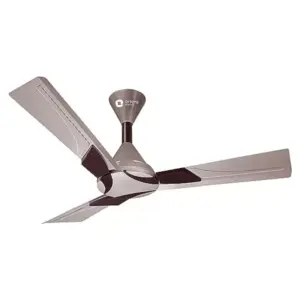 Orient Electric Orient Ceiling Fan 36"/900mm 70W with 3 Blades, Designer Pearl Walnut White Wendy