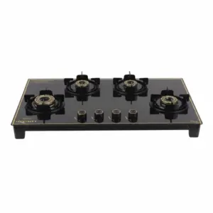 Pigeon 4-Burner Gas Cooker – Infinity Gold Glass Top 8mm Tempered with Titan Burners 19004327