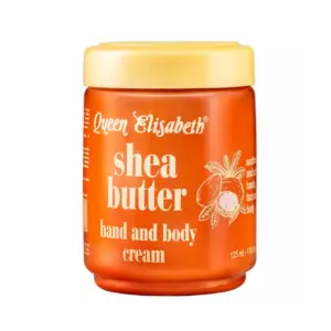 Queen Elisabeth Shea Butter Cream, Moisturizes Dry Skin, A Formula Deeply Nourishes, Restores Elasticity, Soft, and Glowing. Made with Pure Shea Butter to Protect Skin & Moisturize for 24hrs, 125ml (Pack of 6pcs)
