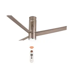Orient Electric Orient Smart Ceiling Fan 48"/1200mm Aeroslim with IoT Technology, Remote & Underlight BLDC Energy Saving, High Air Delivery, Hydrographic PU Finish, Ceiling Adjustable Mounting, Slim Design, Bend & Rust Proof ABS Body