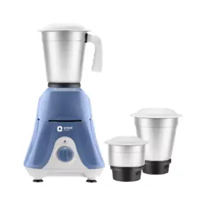 Orient Electric Orient Sprint Super Mixer Grinder 500W with 3 Jars Blue/Silver