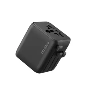 Oraimo Universal Safety Charging Global Travel Adapter, 2500W, Black, OCW-T01