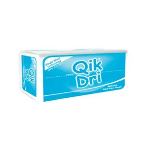 Velvex Qik Dri Hand Paper Towels Embossed White Pack of 12