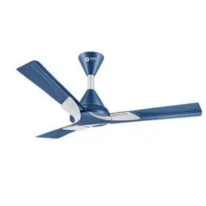 Orient Electric Orient Ceiling Fan 56"/1400mm 75W with 3 Blades, Designer Azure Blue Silver Wendy
