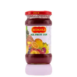 Red Gold Mixed Fruit Jam (Jar) 350gm (Pack of 12)