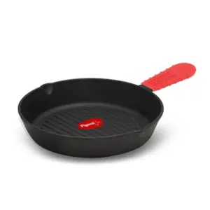 Pigeon Grill Pan 25CM Imperi Cast Iron – Non-Stick, Toxin-Free with Free Silicone Grip 19004026