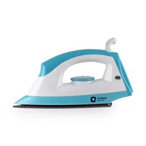 Orient Electric Orient Dry Iron DuPont 1000W 230 V 50 Hz White & Blue Fabrijoy