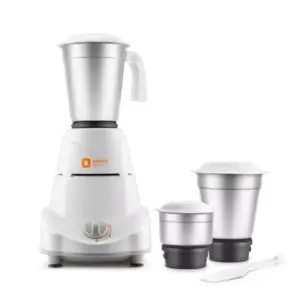 Orient Electric Orient Elite Super Mixer Grinder 500W with 3 Jars White/Silver