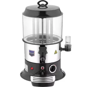 Remta Hot Chocolate Warmer 1100W 5L, Adjustable Thermostat, Bain-Marie Heating System, Easily Disassemble, Stainless Steel Material, Black RMT09