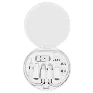 Faith Portable 6 in 1 Phone Charging Adapter Kit 0.2M Type C USB Cable Nylon Jacket Travel Charge USB OTG Mobile Phone Set