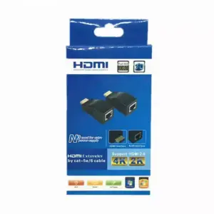 Faith RJ45 4K HDMI Compatible Extender Extension Up to 30m Over CAT5e Cat6 Network Ethernet LAN for HDTV HDPC DVD PS3 STB