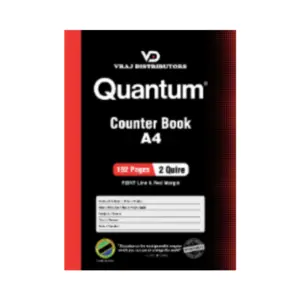 Generic Quantum Counter Book 2 Quire, A4, 192 Pages, (Pack of 48Pcs)