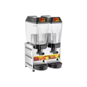 Remta Double Sherbet Juice Cooler 20+20L with Electromagnetic Pump, Silent Reducer Motor, CE Certified RMT-ST12