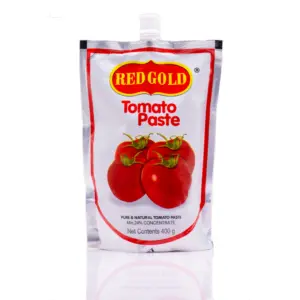 Red Gold Tomato Paste (Pouch) 400gm (Pack of 24Pcs)