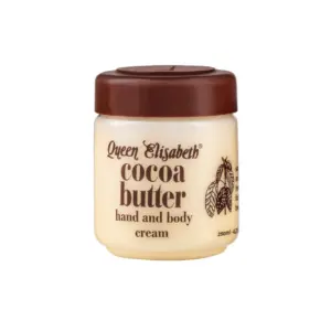 Queen Elisabeth Cocoa Butter Cream, Moisturizes Dry Skin, Soothes & Prevents Stretch Marks. Made with Pure Cocoa Butter to Protect Skin & Moisturize for 24hrs, 250ml (Pack of 6pcs)