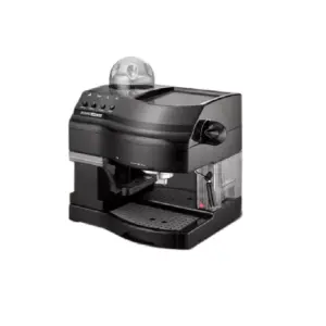 Hotel Appliances Rank Arena Espresso & Cappucino Coffee Machine with Built in Grinder Black 1.8L