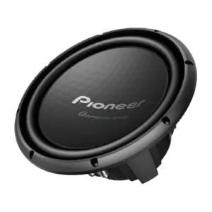 Pioneer Speaker 12" Single Voice Coil, 4 Ohm Component Subwoofer, Suitable for Enclosed Use, 1500 W Max, 400 W Nominal Power TS-W32S4