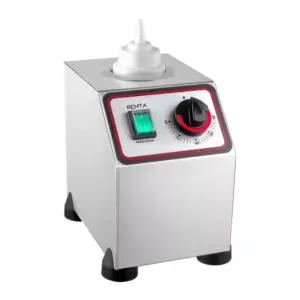 Remta Single Sauce Warmer Electric 100W, Thermostatic Control, Indicator Light, Stainless Steel Body RMT22