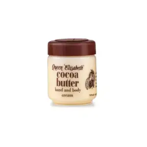 Queen Elisabeth Cocoa Butter Cream, Moisturizes Dry Skin, Soothes & Prevents Stretch Marks. Made with Pure Cocoa Butter to Protect Skin & Moisturize for 24hrs, 125ml (Pack of 6pcs)