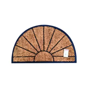RMH Rubber Backed Coir Brush Mat Semi 22mm Thickness 45x75cm