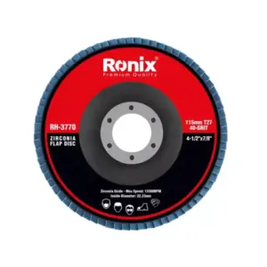 Ronix Zirconium Grinding Flap Disc 4.5"/115mm 40grit RH-3770