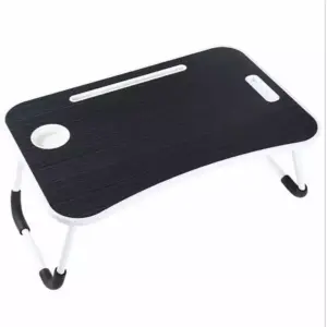 Faith Portable Foldable Desk With Storage Drawer And Cup Holder, Lap Desk Laptop Stand Tray Table Floor Table Serving Tray For Eating, Reading And Working