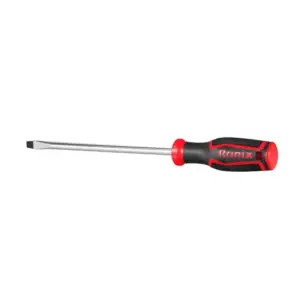 Ronix Plastic Handle Slotted Flat Screwdriver 8x200mm RH-2790