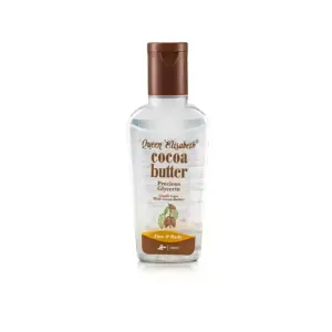 Queen Elisabeth Cocoa Butter Glycerin Non Sticky. Hydrates & Softens your Skin 100ml (12pcs Per Pack)