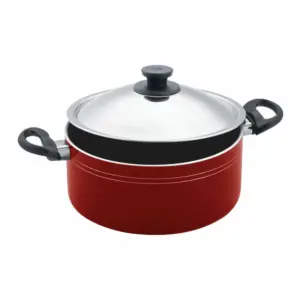 Pigeon Non-Stick Biryani Pot with Lid 11 Litres Quick Heat Absorption Cooking Pot 19000064