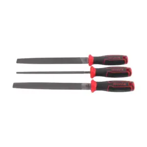 Ronix 3pcs Steel File Set 8'' Flat, Half & Round RH-2505