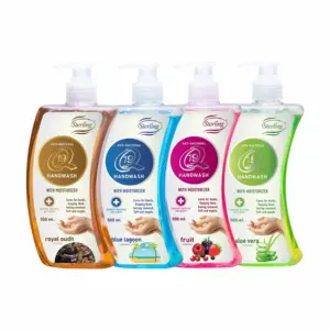 Sterling Q19 Hand Wash Anti-Bacterial with Moisturizer 500ml Mixed Scents Pack of 16pcs