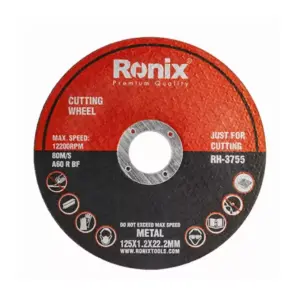 Ronix Metal Cutting Disc 5" 125x1.2x22.23mm RH-3755