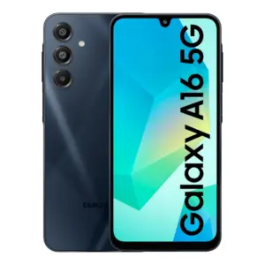 Samsung Galaxy A16 4G Smartphone 4GB RAM, 128GB ROM, Super AMOLED Display, 50MP Triple Camera with Ultra Wide Lens, IP54, 5000mAh Battery.