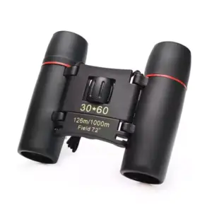 Faith Portable Mini Binoculars - 30x60 Zoom, Folding Telescope for Outdoor Travel, Includes Carrying Bag, Ideal for Indoor and Outdoor Sports.