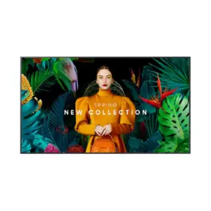 Samsung 65" Crystal UHD 4K Commercial Signage Display with VA Panel, Tizen OS, Ultra Slim Depth, Even Bezel LH65QMCEBGCXUE