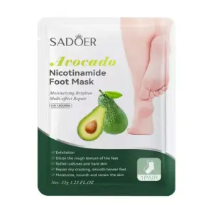 Faith SADOER Avocado Niacinamide Moisturizing Foot Mask Nourishing Foot Care Foot Mask Exfoliating Foot Mask 35g