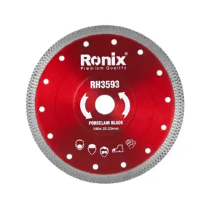 Ronix Diamond Saw Blade 180mm, X-Turbo Segment, High-Speed Porcelain & Marble Cutting RH-3593