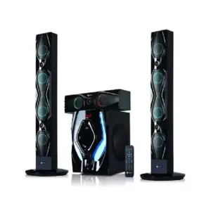 Sayona Speakers Sayona Sound System 3.1ch 18000W with PMPO Subwoofer & 3 Speakers, Remote, LED Display, Bluetooth & USB Support SHT-1193BT