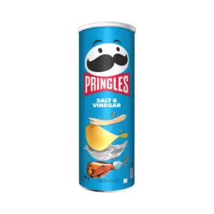 Pringles Salt & Vinegar Crisps 165g (Pack of 19pcs)
