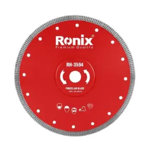 Ronix Diamond Saw Blade 230mm, X-Turbo Segment, High-Speed Porcelain & Marble Cutting RH-3594