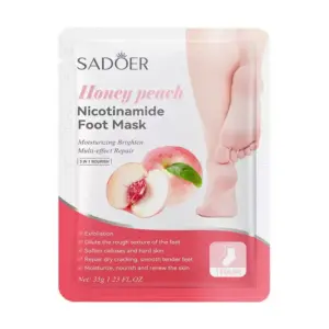 Faith SADOER Honey Peach Nicotinamide Foot Mask