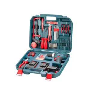 Ronix Cordless Drill Driver 18V 10m with 53pcs Hand Tool Set RS-8018