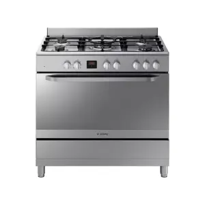 Samsung Freestanding 5 Burner Gas Cooker with Triple Flame Wok Plate 95L 90x60cm NY90T5010SS/FA