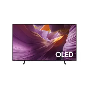 Samsung 55" Vision AI Smart 4K OLED TV with NQ4 AI Gen2 Processor, 4K AI Upscaling, OLED HDR, Tizen OS QA55S85FAEXKE