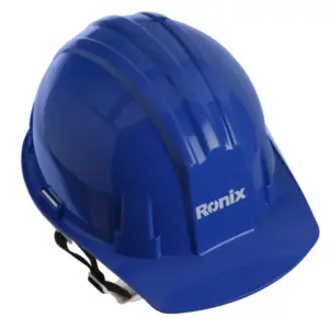 Ronix  Safety Helmet, PE, Blue made of strong, yet ultra-light that covers longer terms of use for the worker slow-profile design RH-9091